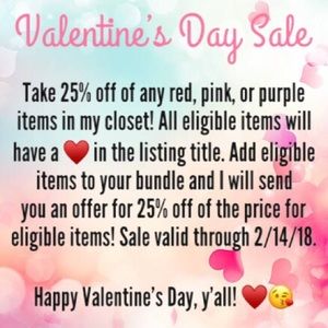♥️ Valentine’s Day Sale ♥️